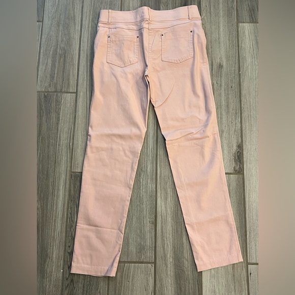 Retrology Pink Elastic Tic Dress Pants Size 10 - Picture 9 of 11